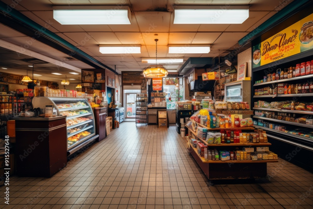 Interior of a New York bodega Interior of a New York bodega