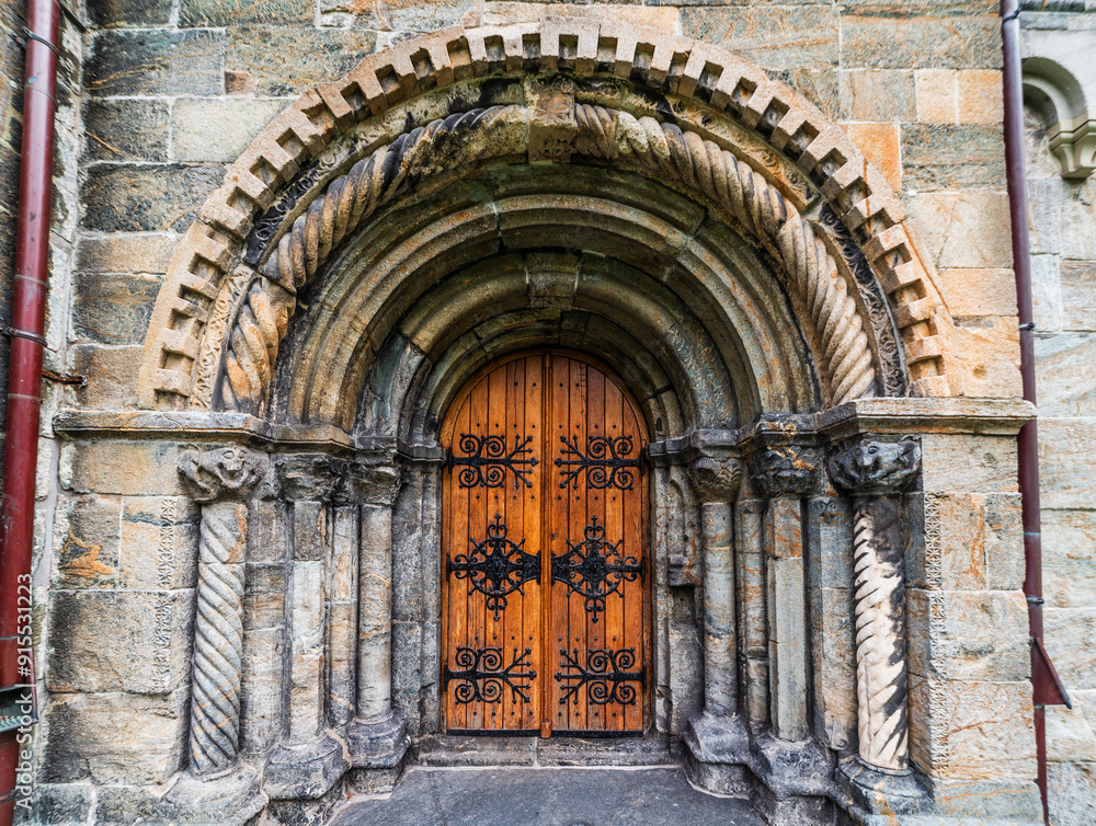 Historic Church Entrance