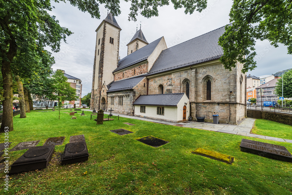 Naklejka premium Medieval Church Building