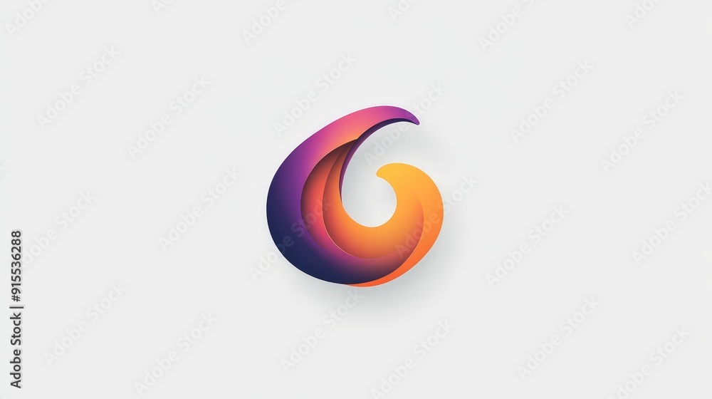 Envision a logo that shifts colors dynamically on a white background, featuring smooth transitions and modern, elegant design. Envision a logo that shifts colors dynamically on a white background, featuring smooth transitions and modern, elegant design.