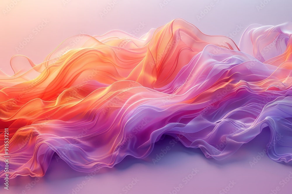 Colorful abstract waves and swirls creating a lively texture Colorful abstract waves and swirls creating a lively texture