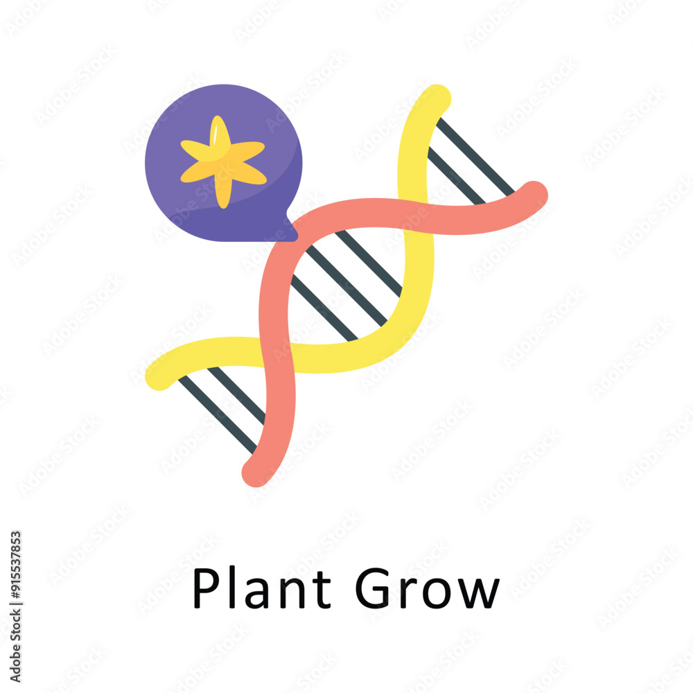 Plant Grow Vector Flat Icon Design illustration Symbol on White background EPS 10 File Plant Grow Vector Flat Icon Design illustration Symbol on White background EPS 10 File