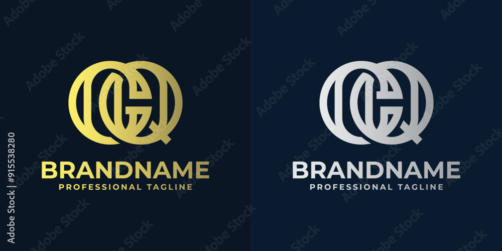 Luxury Letters GQ and EQ Monogram Logo, for any business with GQ, QG, QE, or EQ initials Luxury Letters GQ and EQ Monogram Logo, for any business with GQ, QG, QE, or EQ initials