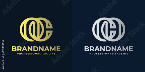 Luxury Letters CO Monogram Logo, suitable for any business with CO or OC initials