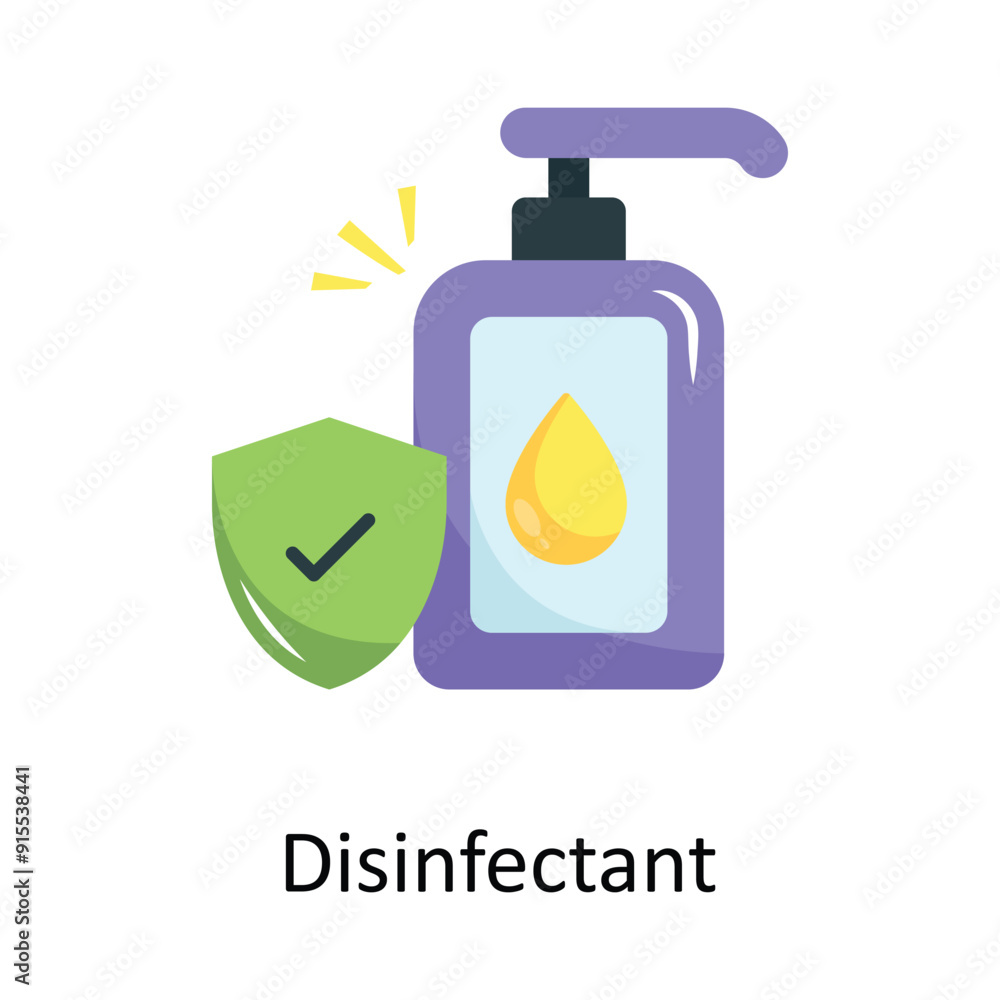 Disinfectant Vector Flat Icon Design illustration Symbol on White background EPS 10 File Disinfectant Vector Flat Icon Design illustration Symbol on White background EPS 10 File
