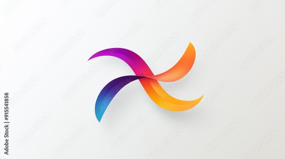 Imagine a logo with smooth color transitions on a pristine white background, highlighting modern aesthetics and fluid motion. Imagine a logo with smooth color transitions on a pristine white background, highlighting modern aesthetics and fluid motion.