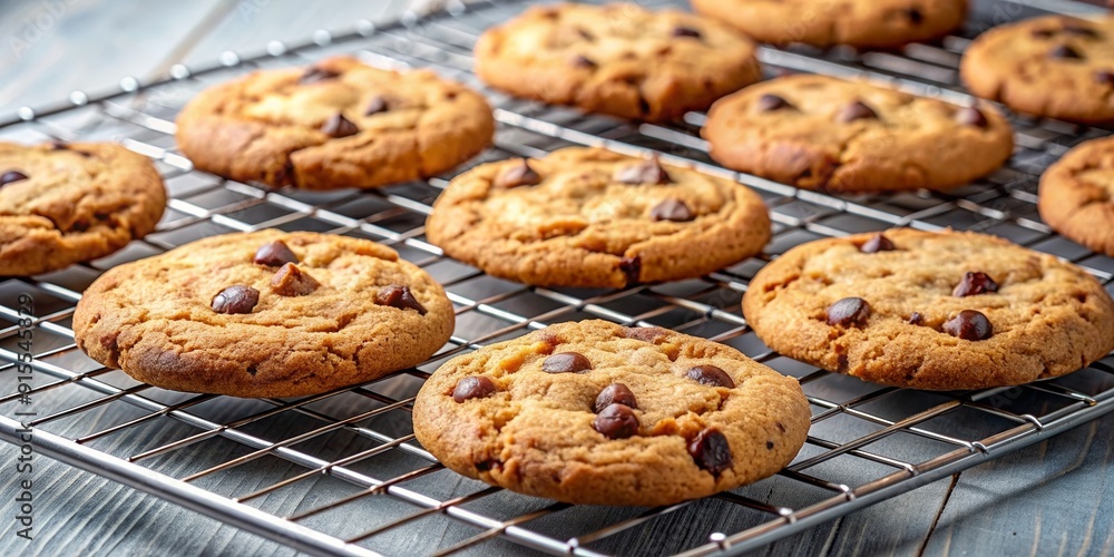 Homemade cookies day baking activity with fresh baked treats cooling on a wire rack, baking, cookies, homemade, kitchen Homemade cookies day baking activity with fresh baked treats cooling on a wire rack, baking, cookies, homemade, kitchen