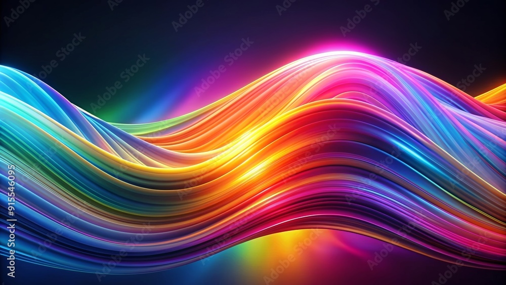 Colorful digital waves flowing in a fluid motion, abstract, background, vibrant, dynamic, movement, design, pattern, texture Colorful digital waves flowing in a fluid motion, abstract, background, vibrant, dynamic, movement, design, pattern, texture
