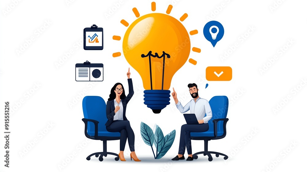 Businesspeople brainstorming, ideas, innovation, teamwork, solution. Businesspeople brainstorming, ideas, innovation, teamwork, solution.