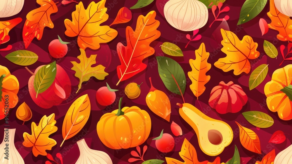 Vegetables on Purple Background Vegetables on Purple Background