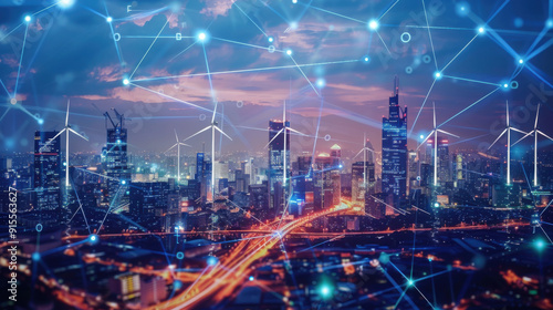 Wallpaper Mural AI managing renewable energy grids Torontodigital.ca