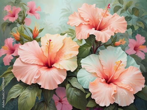 Wallpaper Mural Vibrant red dahlia petals unfurl in a burst of summer beauty Torontodigital.ca