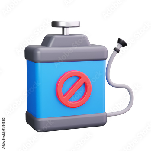 Fotografie pesticide 3d render icons