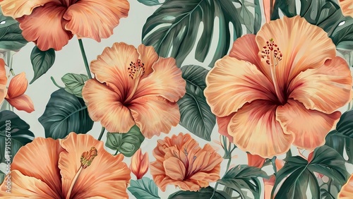 Wallpaper Mural Vibrant red dahlia petals unfurl in a burst of summer beauty Torontodigital.ca