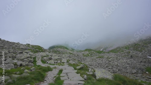 Mountain trail. Poland, Zakopane. Kasperowy Wierch