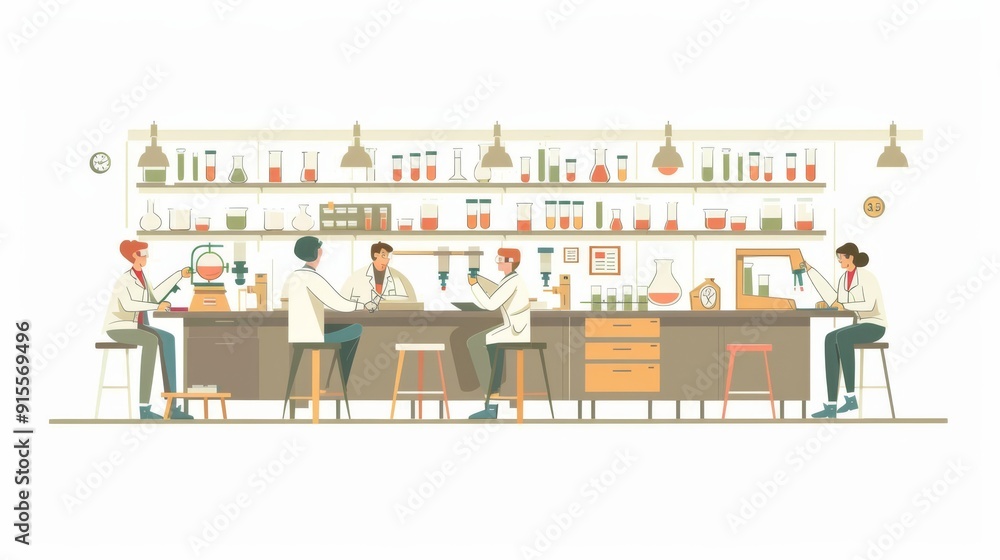 Scientists Working in a Laboratory - Research and Development Scientists Working in a Laboratory - Research and Development