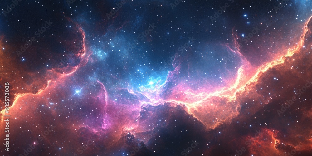 Fototapeta premium Star field in the night sky