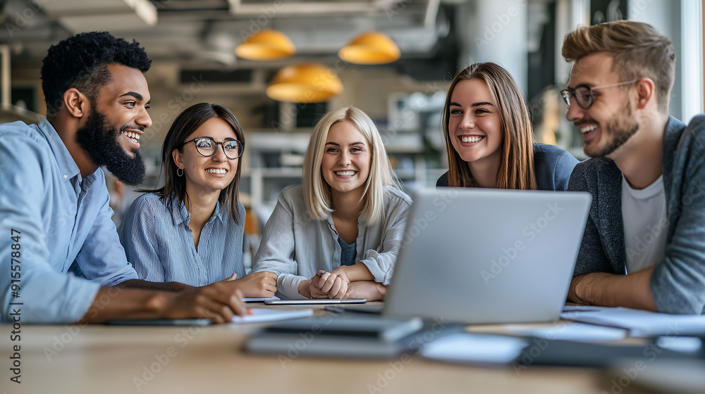 Group of happy colleagues together in the office, happy cooperation with clients, business cooperation, work meeting, brainstorming
Group of happy colleagues together in the office, happy cooperation with clients, business cooperation, work meeting, brainstorming