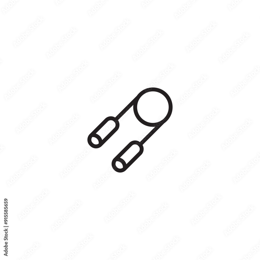 Hand grip thin line icon. Editable icon. Hand grip thin line icon. Editable icon.