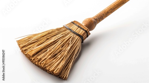 Wallpaper Mural Simple Broom Isolated on White Torontodigital.ca