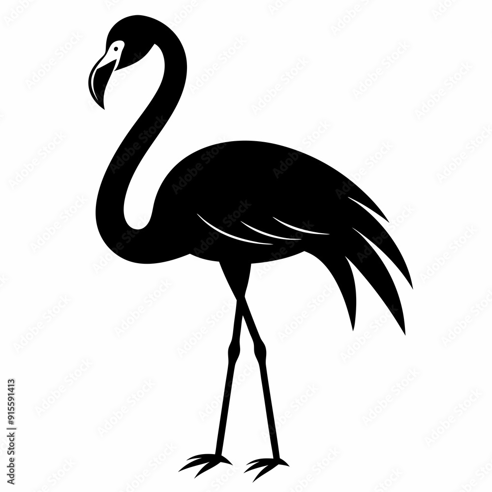 Flamingo isolated on white, flamingo vector illustration, bird on a branch vector art, flamingo silhouette, bird vector icon, flamingo on a branch vector, eps, flamingo on a branch cartoon Flamingo isolated on white, flamingo vector illustration, bird on a branch vector art, flamingo silhouette, bird vector icon, flamingo on a branch vector, eps, flamingo on a branch cartoon