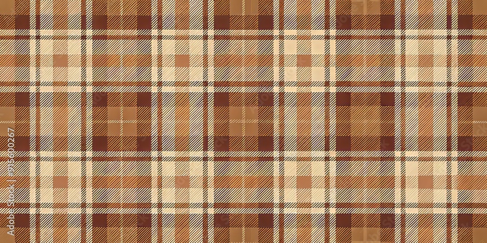 Warm and inviting, a classic brown tartan linen seamless pattern perfect for rustic country cottage decor, textiles, and crafting projects, evoking cozy simplicity. Warm and inviting, a classic brown tartan linen seamless pattern perfect for rustic country cottage decor, textiles, and crafting projects, evoking cozy simplicity.