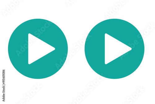 Free Download Play Button Icon Circle | Start Buttons Illustration | Video Audio Player Navigate Symbol | Arrow Logo | Game Begin Sign | Isolated | Variations - GFXLoad