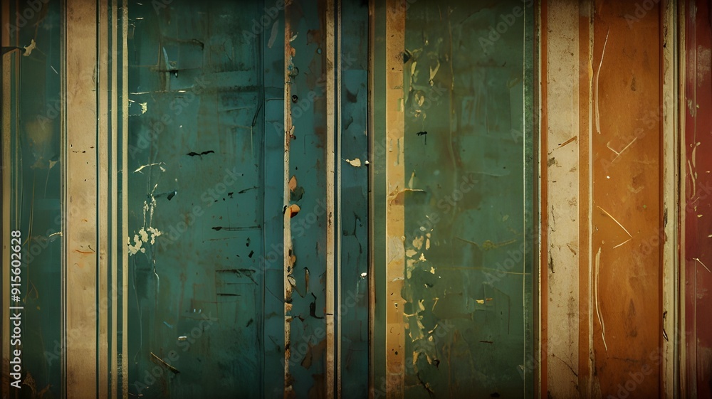 old iron door background with green paint texture old iron door background with green paint texture