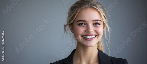 Young attractive blonde wom...