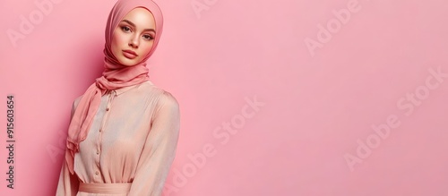 Attractive female model dre...