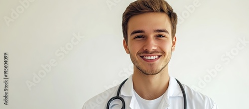 An image of a young doctor ...
