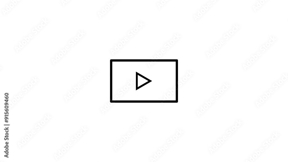 video play and pause button display concept ,video frame concept video play and pause button display concept ,video frame concept