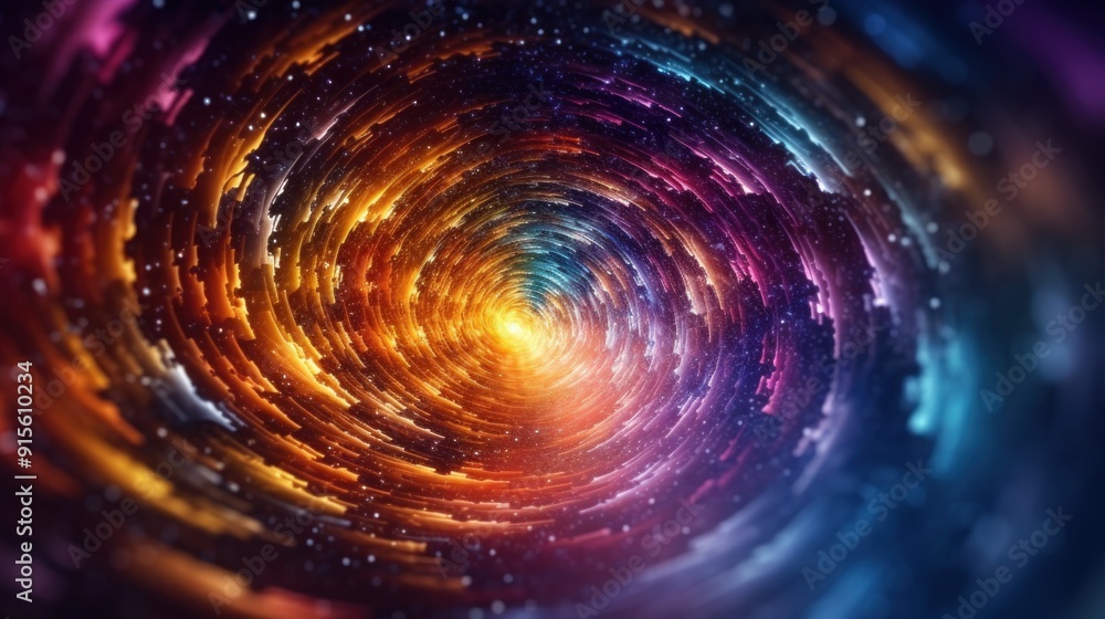 Abstract Swirling Space Abstract Swirling Space