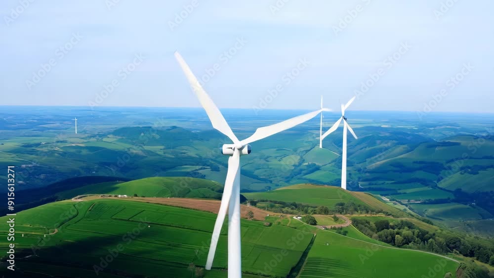 wind turbine in the mountains wind turbine in the mountains