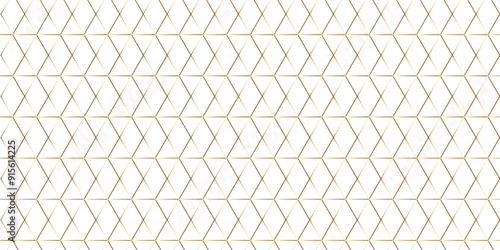 Mondrian style of diagonal square pattern vector. Design geometric tile gold on black background. Modern style of hipster isolated. Monochrome concept. diamond pattern background.