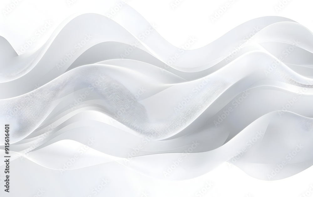 Abstract white background with soft waves for design, vector illustration. White background. grey and white color theme - Abstract white background with soft waves for design, vector illustration. White background. grey and white color theme -