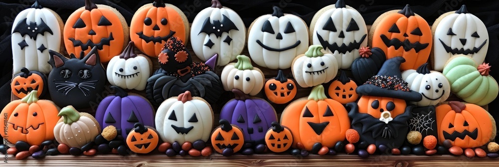 Halloween Party Cookie Decorations Halloween Party Cookie Decorations