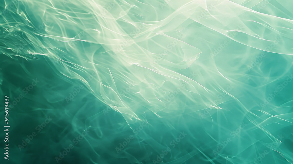 Light Abstract Teal Background with Flowing Movement, Generative AI Illustration Light Abstract Teal Background with Flowing Movement, Generative AI Illustration