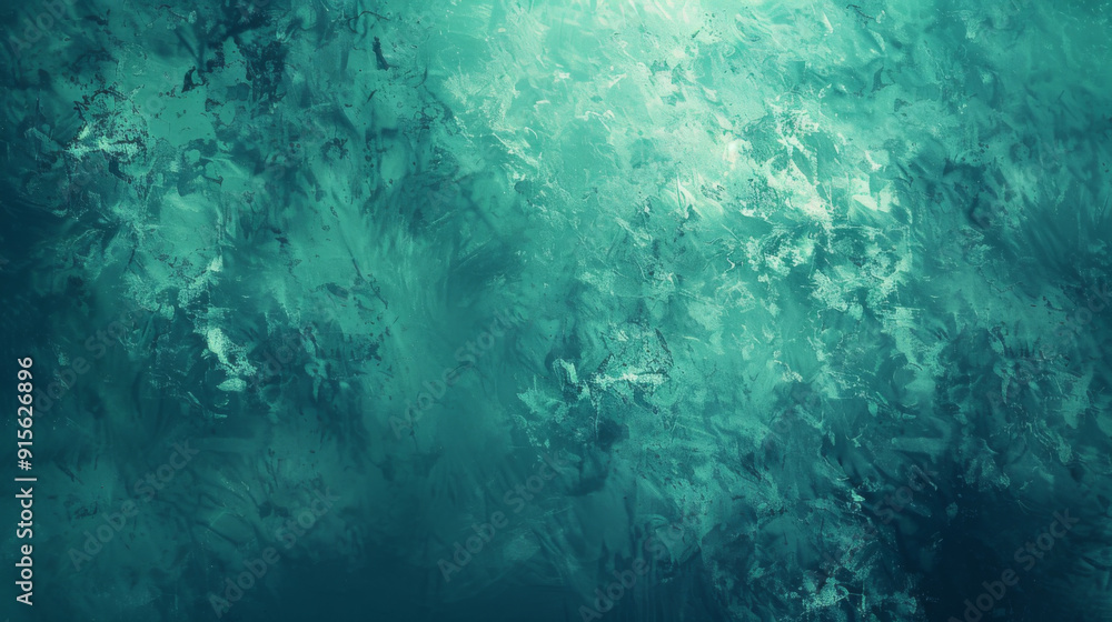 Abstract Teal Background with Flowing Movement, Generative AI Illustration Abstract Teal Background with Flowing Movement, Generative AI Illustration
