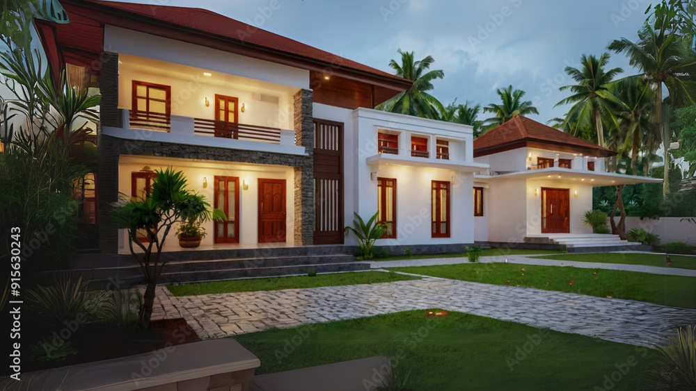 Modern yet Traditional Kerala House - Indian Architecture Modern yet Traditional Kerala House - Indian Architecture
