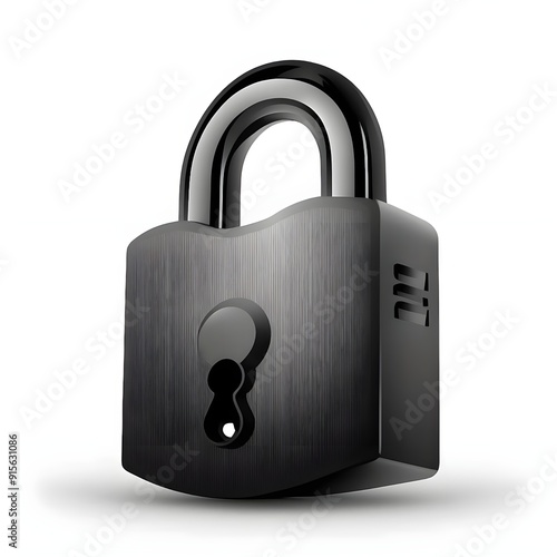 3D VECTOR PADLOCK 2 photo