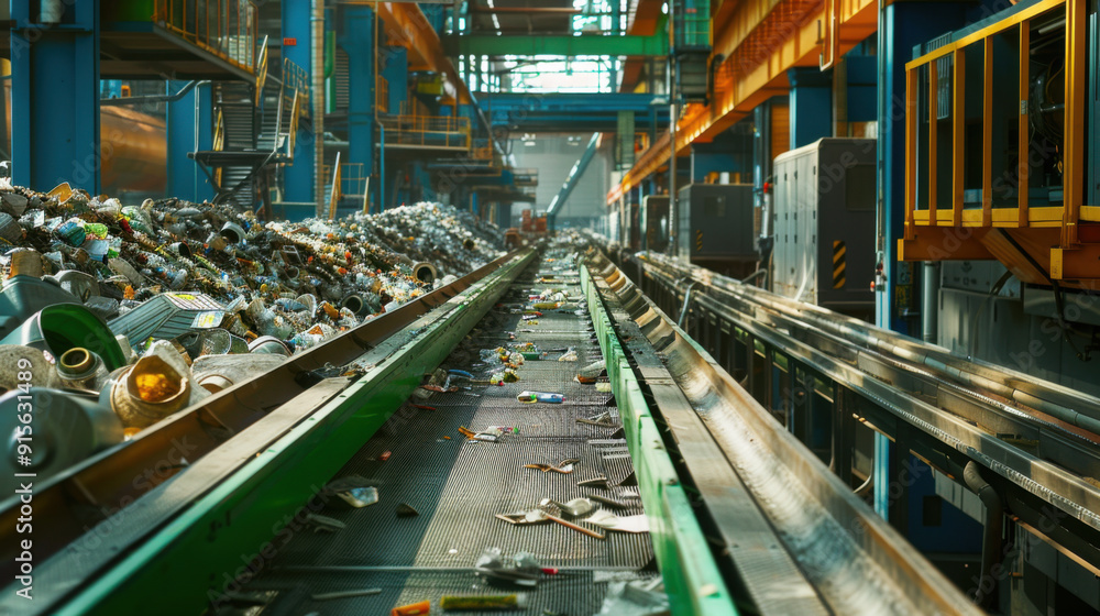 Automated sorting systems in a recycling plant Automated sorting systems in a recycling plant