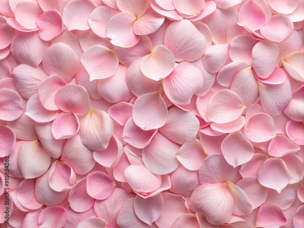 Obraz premium Delicate petals of soft pink flowers arranged in a whimsical bunch create a romantic repeating design pattern perfect for feminine and elegant decorative elements.