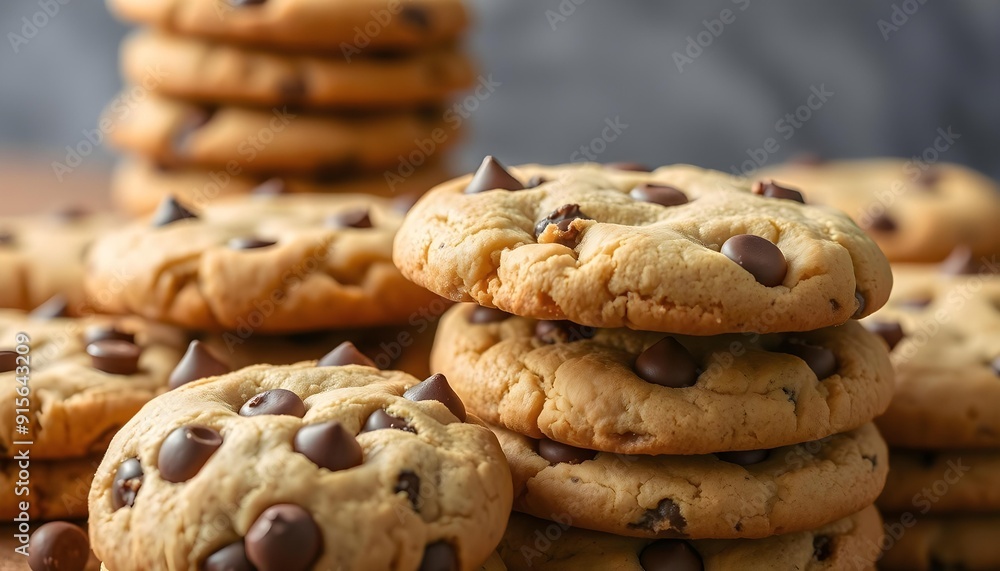 Stack of Chocolate Chip Cookies Stack of Chocolate Chip Cookies