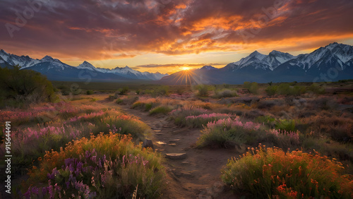 Photography of an Amazing Mountain View at Dawn