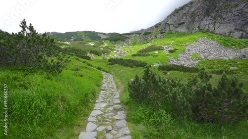Mountain path, Poland, Zakopane. Kasperowy Wierch