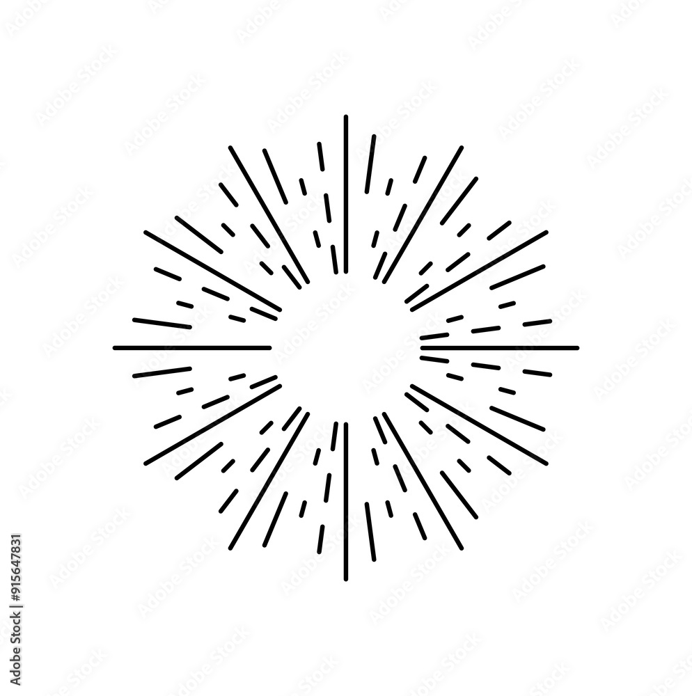 Abstract sun ray graphic design Abstract sun ray graphic design