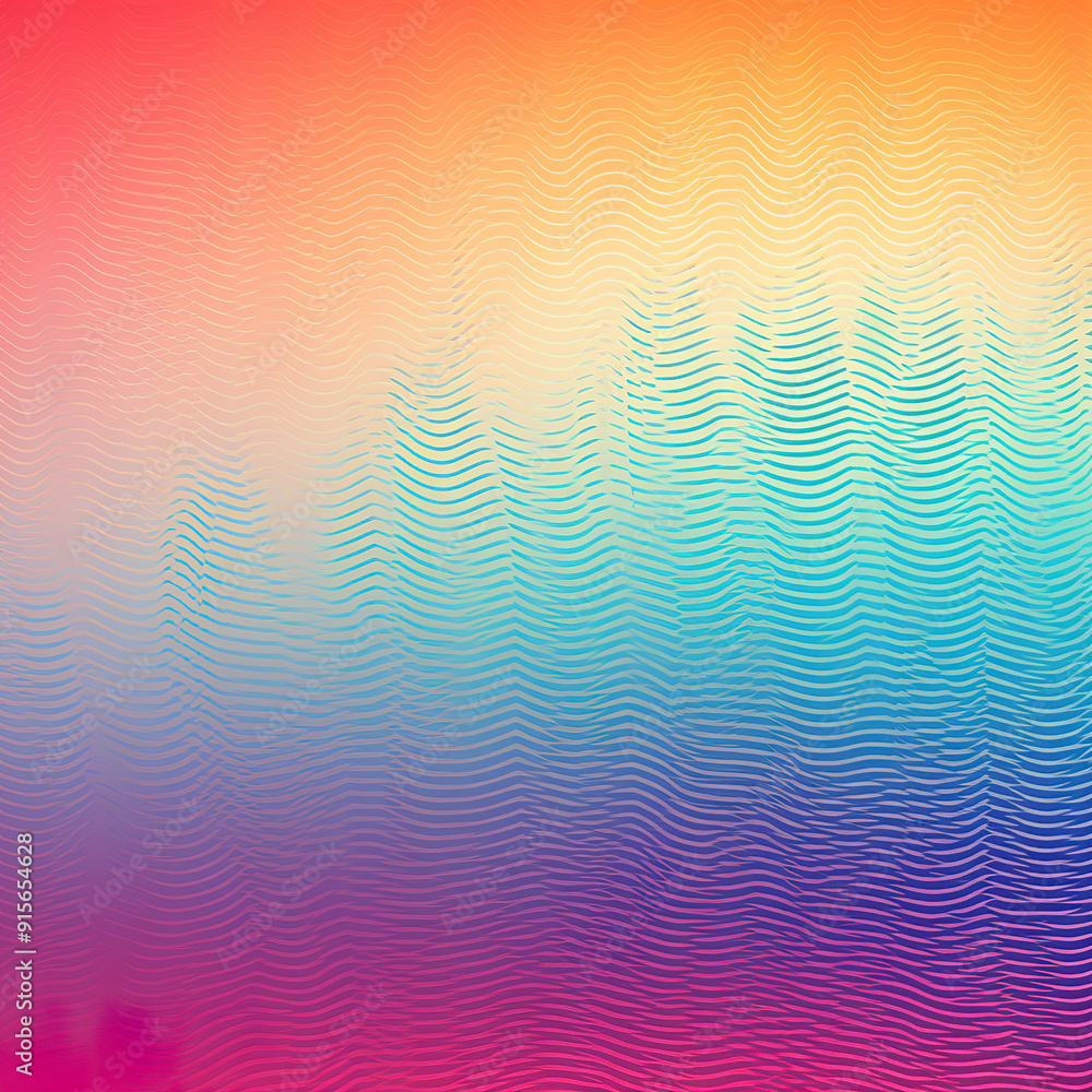 Abstract Wavy Pattern with Gradient Color Transition. Abstract Wavy Pattern with Gradient Color Transition.