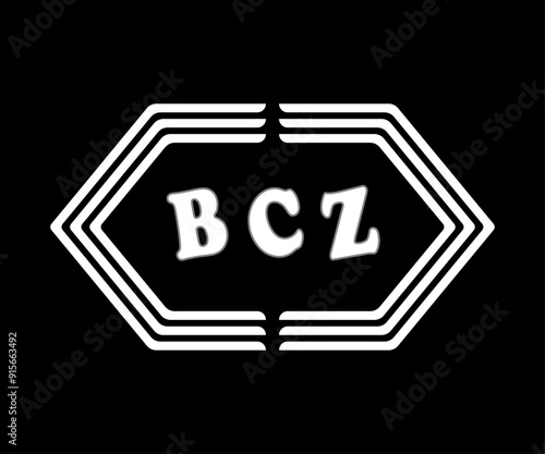 BCZ letter logo Design. BCZ Simple and modern monogram logo. Abstract Alphabet vector Design. photo