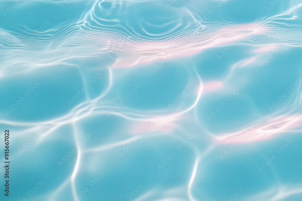 Pastel Pink Ripples on Gradient Blue Background Crisp Day with Soft Shadows and Color Contrast Pastel Pink Ripples on Gradient Blue Background Crisp Day with Soft Shadows and Color Contrast